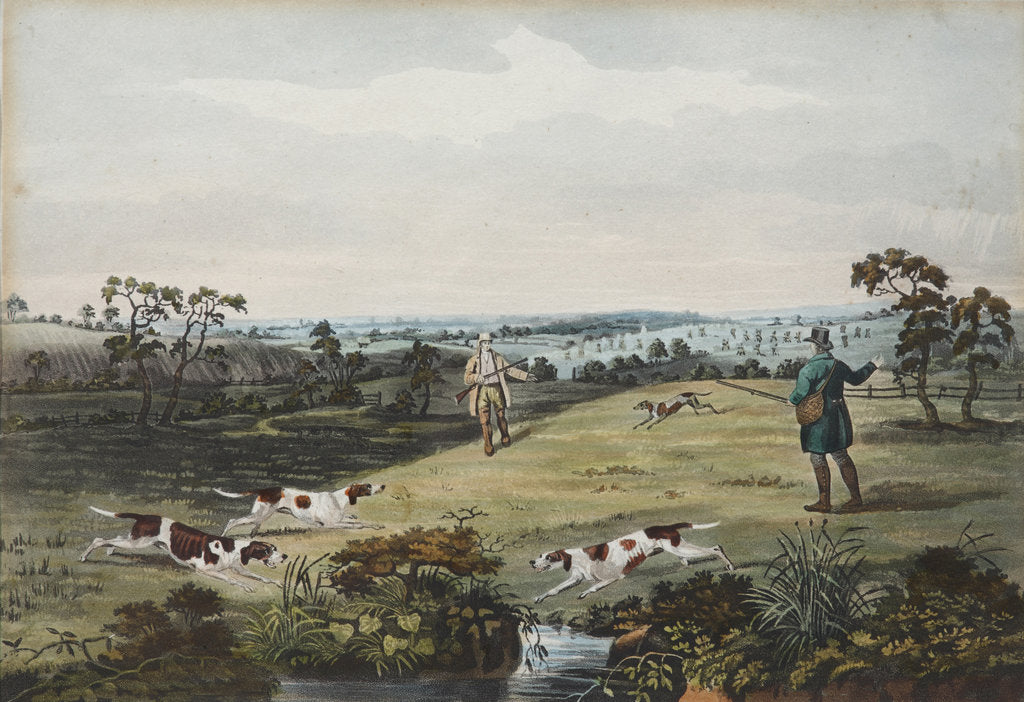 Detail of Hunting, First half of the 19th cent by Anonymous