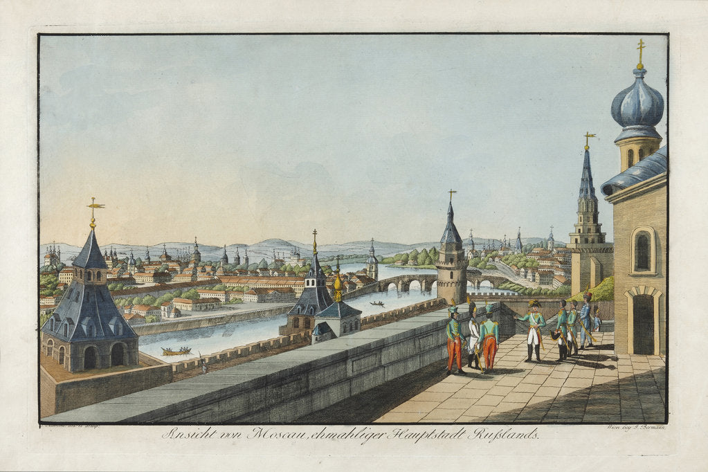Detail of View of Moscow, 1809 by Anonymous
