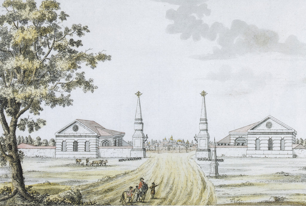 Detail of Moscow City Gates, 1792 by Anonymous