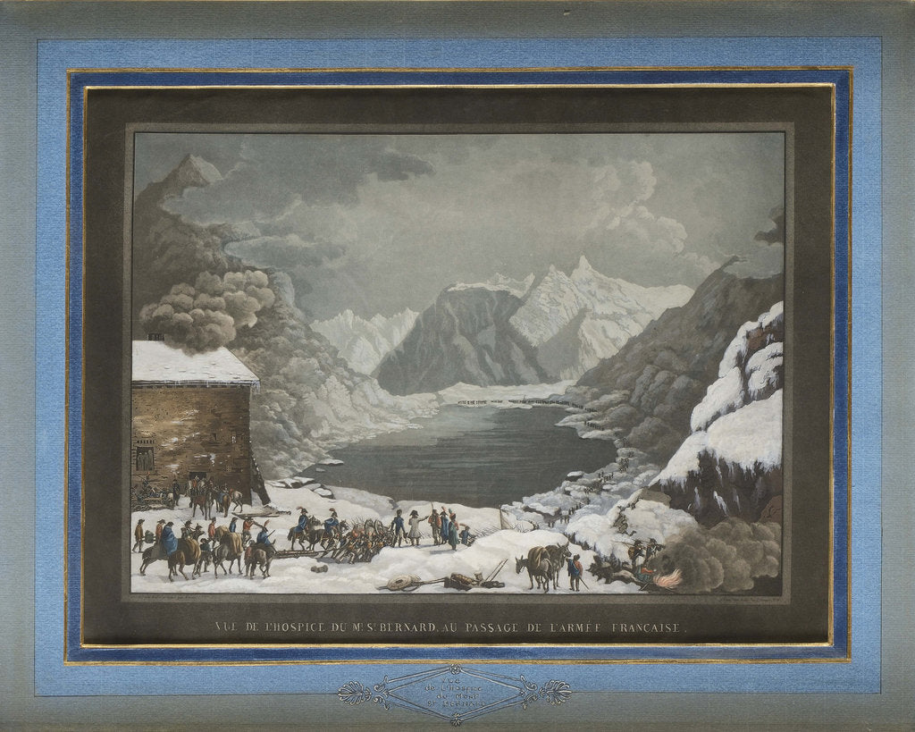 Detail of Napoleon passing the Great St Bernard Pass by Anonymous