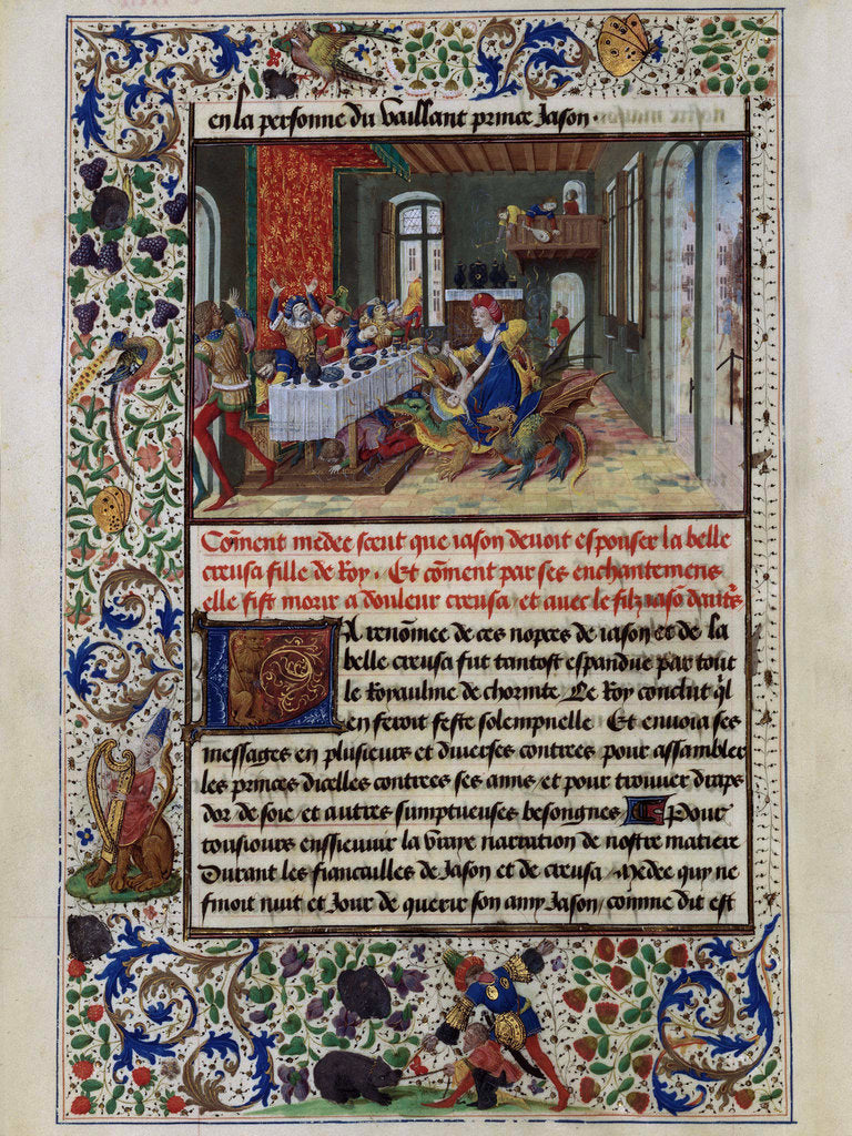 Detail of Medea kills her son, ca 1470 by Anonymous
