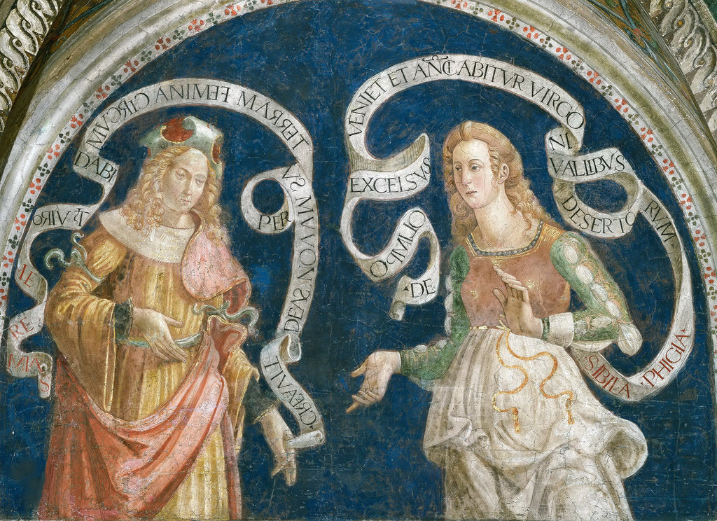 Detail of The Prophet Jeremiah and the Phrygian Sibyl, 1492-1495 by Anonymous