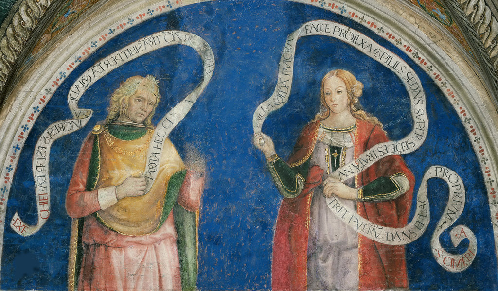 Detail of The Prophet Ezekiel and the Cimmerian Sibyl, 1492-1495 by Anonymous