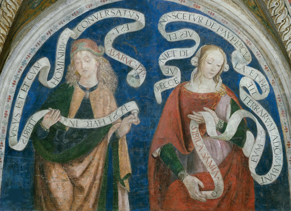 Detail of The Prophet Baruch and the Samian Sibyl, 1492-1495 by Anonymous