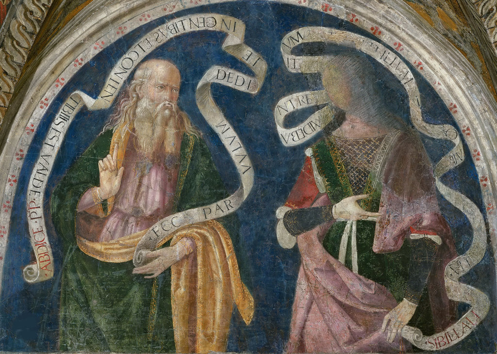 Detail of The Prophet Obadiah and the Libyan Sibyl, 1492-1495 by Anonymous