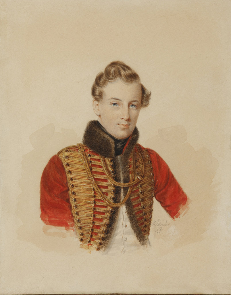 Detail of Prince Alexander Nikolayevich Dolgoruky, 1838 by Anonymous