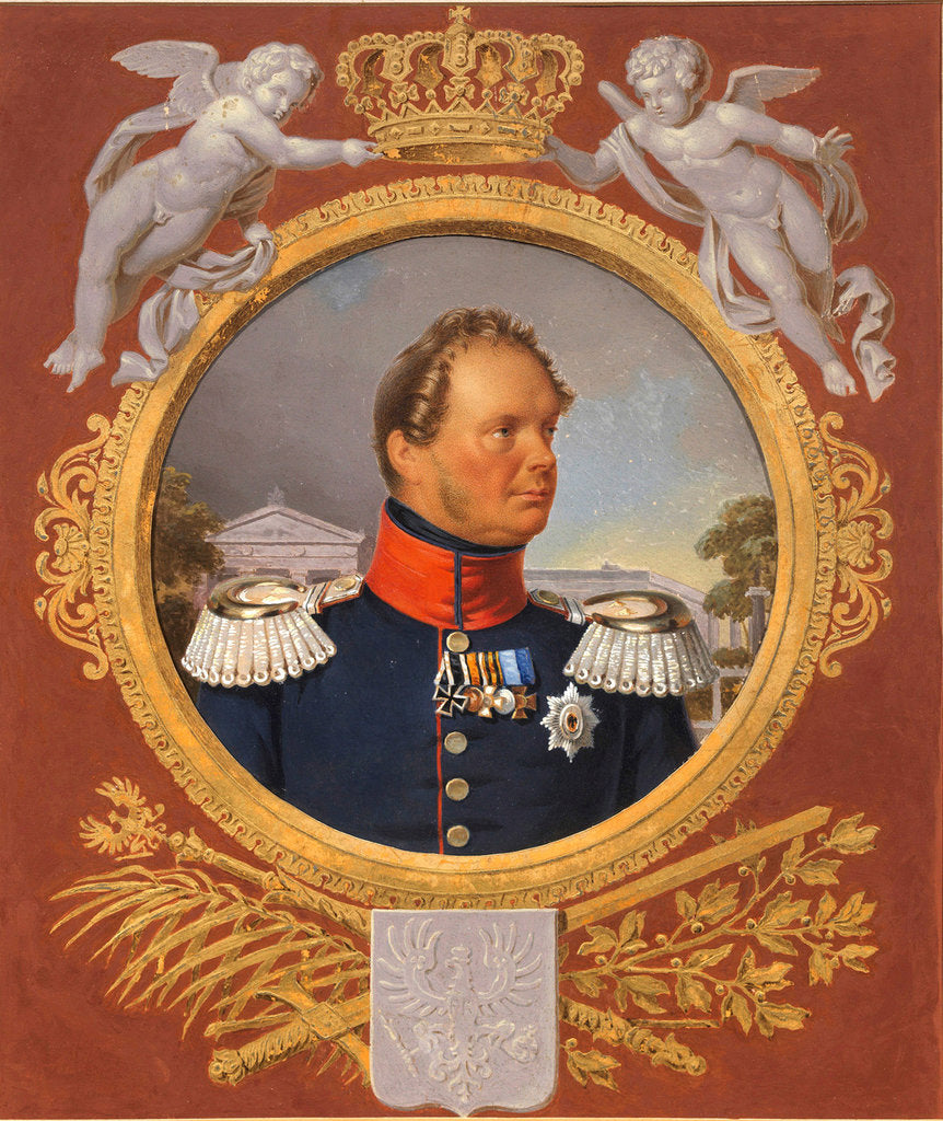 Detail of Portrait of the King Frederick William IV of Prussia by Anonymous