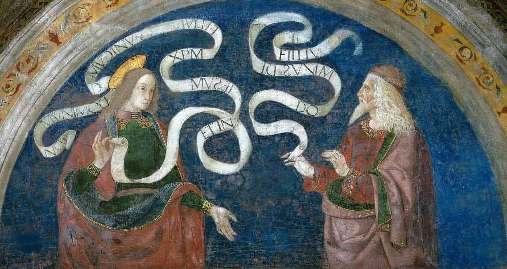 Detail of John the Evangelist and the King David, 1492-1495 by Anonymous