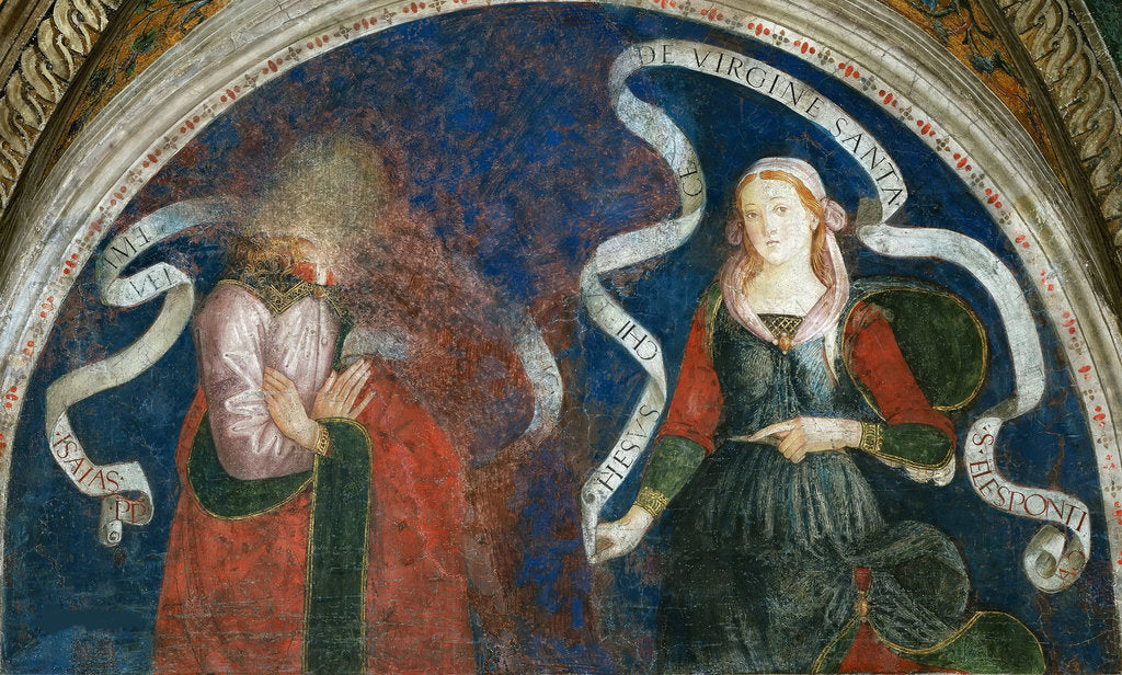 Detail of The Prophet Isaiah and the Hellespontine Sibyl, 1492-1495 by Anonymous