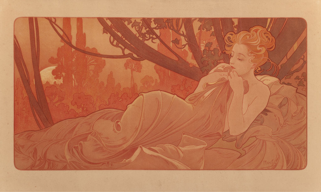 Detail of Dusk, 1899 by Anonymous