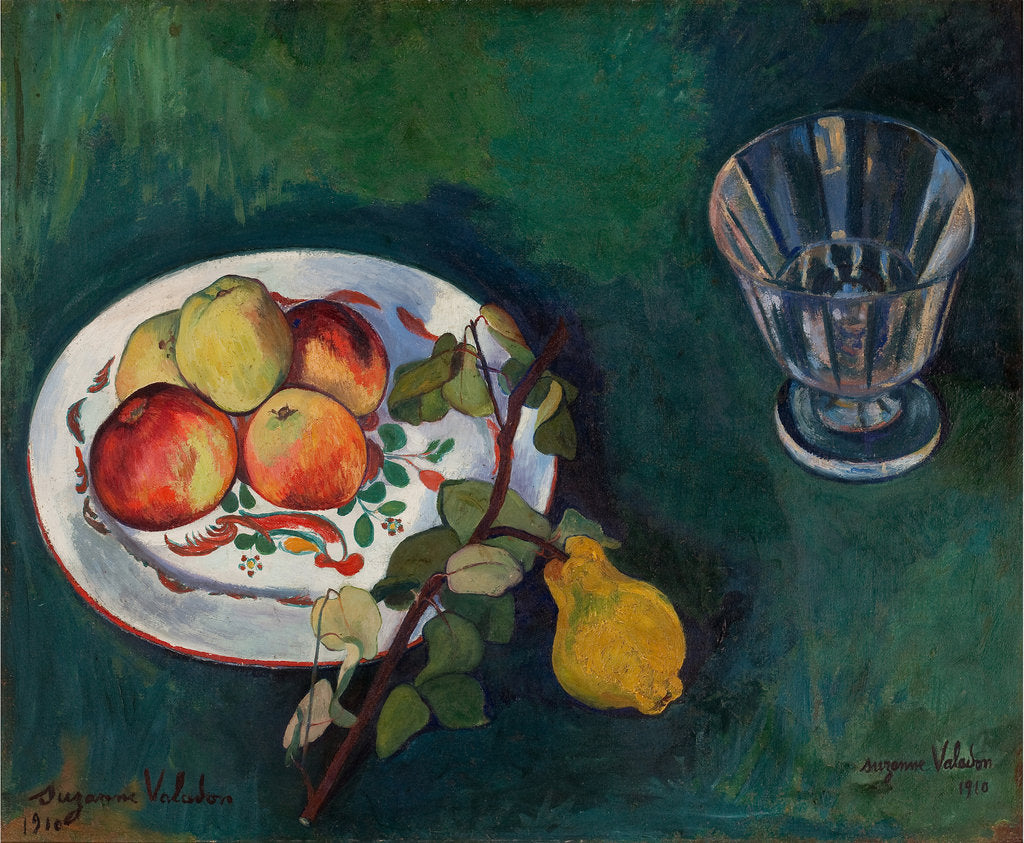 Detail of Still Life with Fruit and Glass, 1910 by Anonymous