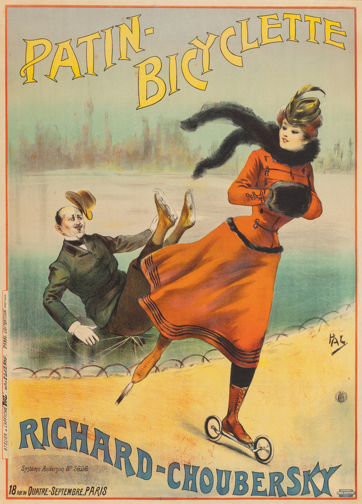 Detail of Patin-Bicyclette Richard-Choubersky, 1895 by Anonymous