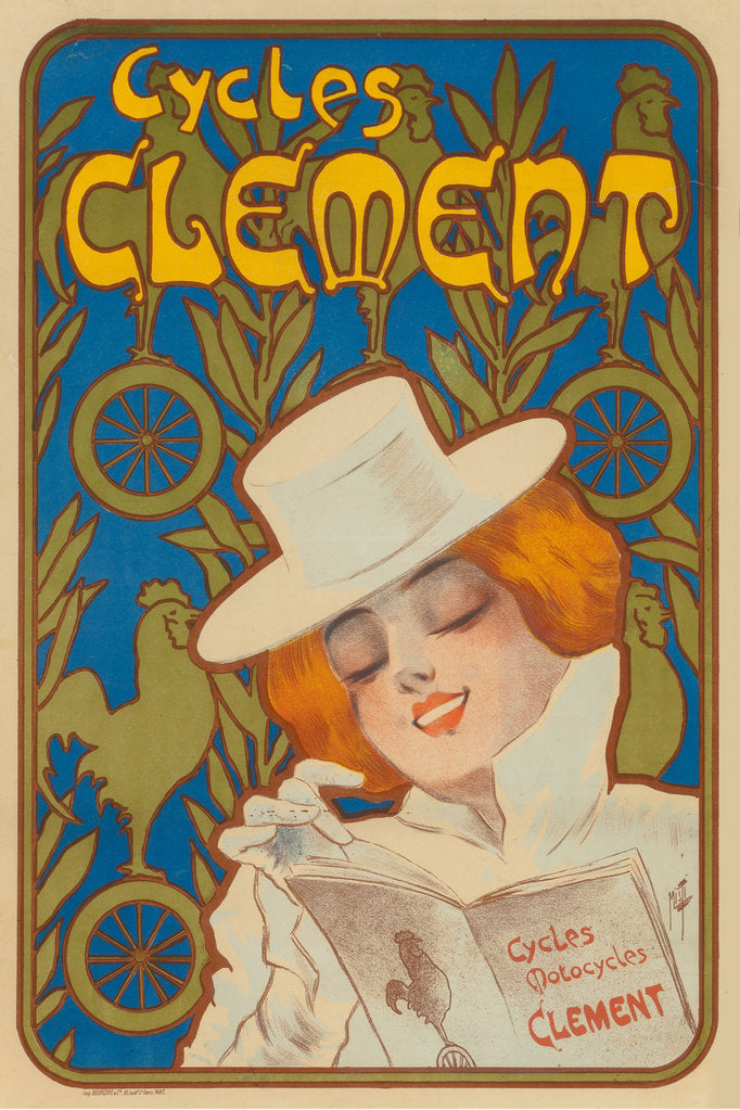 Detail of Cycles Clement, c. 1900 by Anonymous