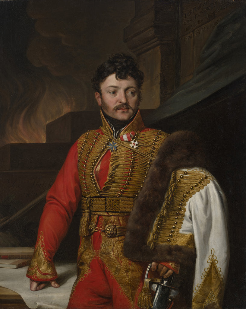 Detail of Lieutenant field marshal Count Ferdinand von Wartensleben, 1810 by Anonymous