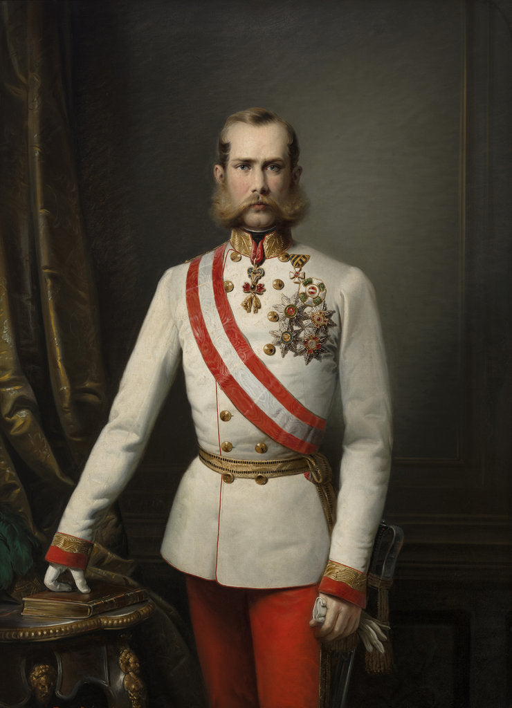 Detail of Portrait of Franz Joseph I of Austria, 1862 by Anonymous