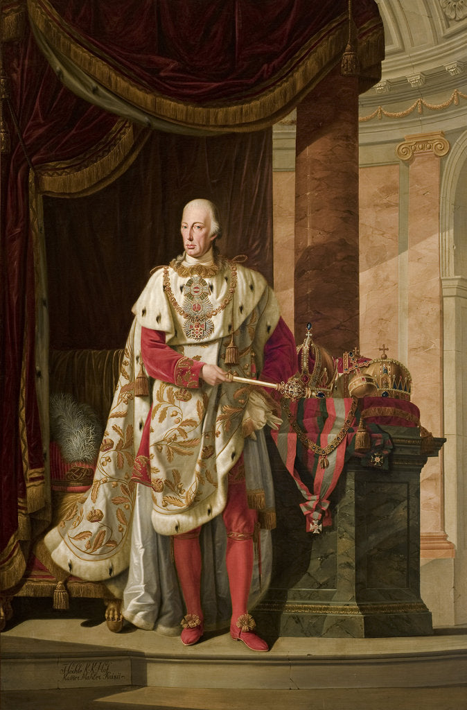 Detail of Portrait of Holy Roman Emperor Francis II in Robe of the Order of Leopold, 1811 by Anonymous