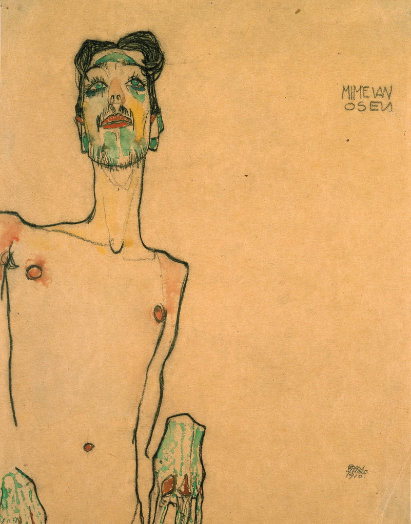 Detail of Mime Van Osen, 1910 by Anonymous