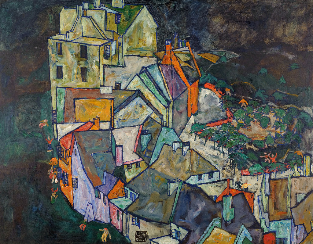 Detail of End of Town, 1913-1918 by Anonymous