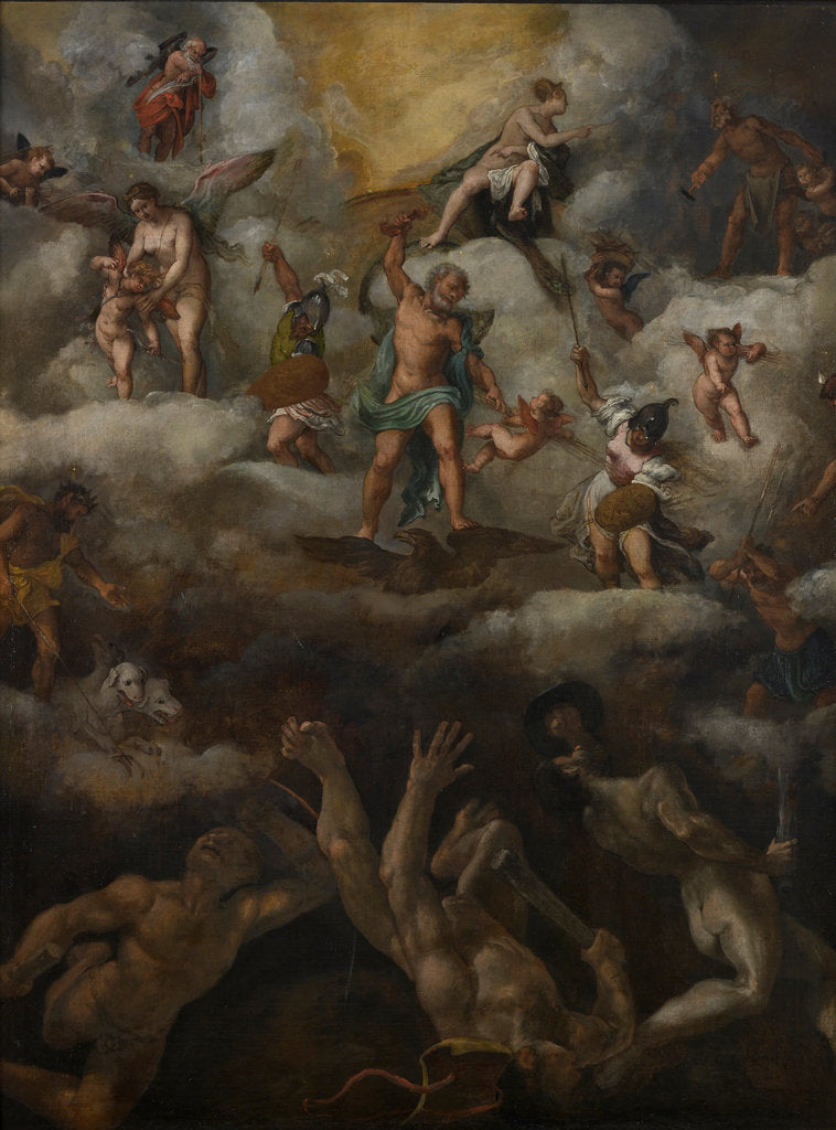 Detail of The Fall of the Titans, c. 1544 by Anonymous