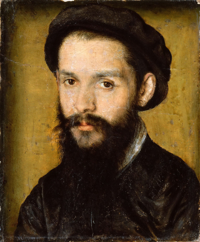 Detail of Portrait of the Poet Clément Marot by Anonymous