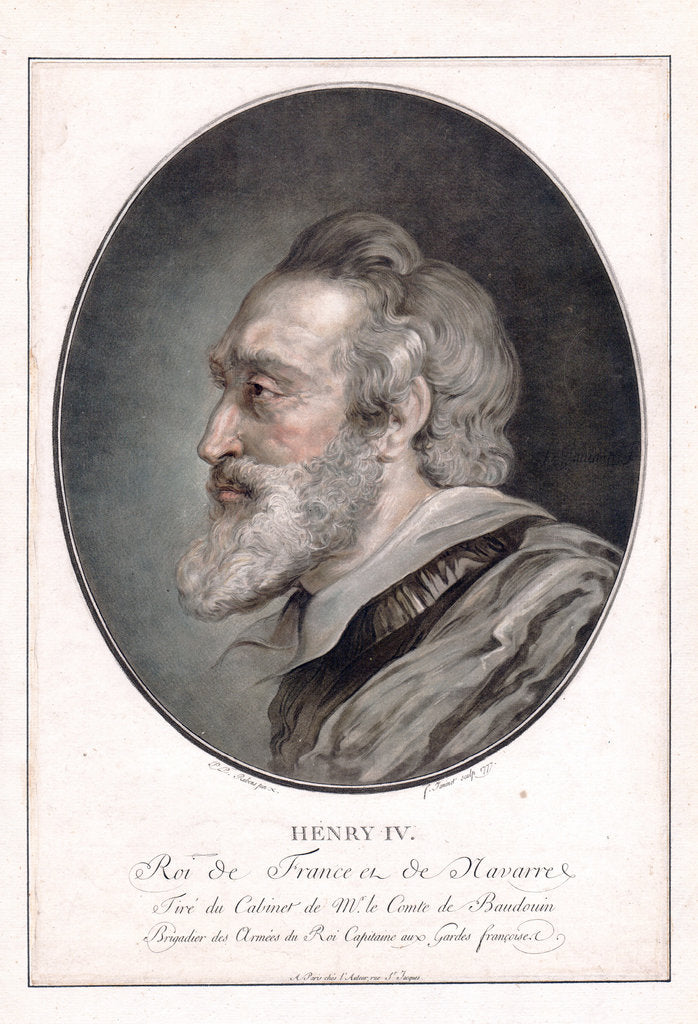Detail of King Henry IV of France, 1777 by Anonymous