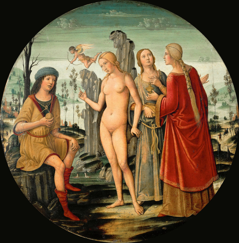 Detail of The Judgement of Paris, c. 1500 by Anonymous