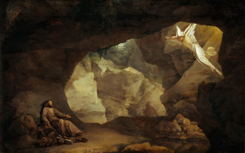 Detail of Saint Francis receiving the Stigmata, 1640s by Anonymous