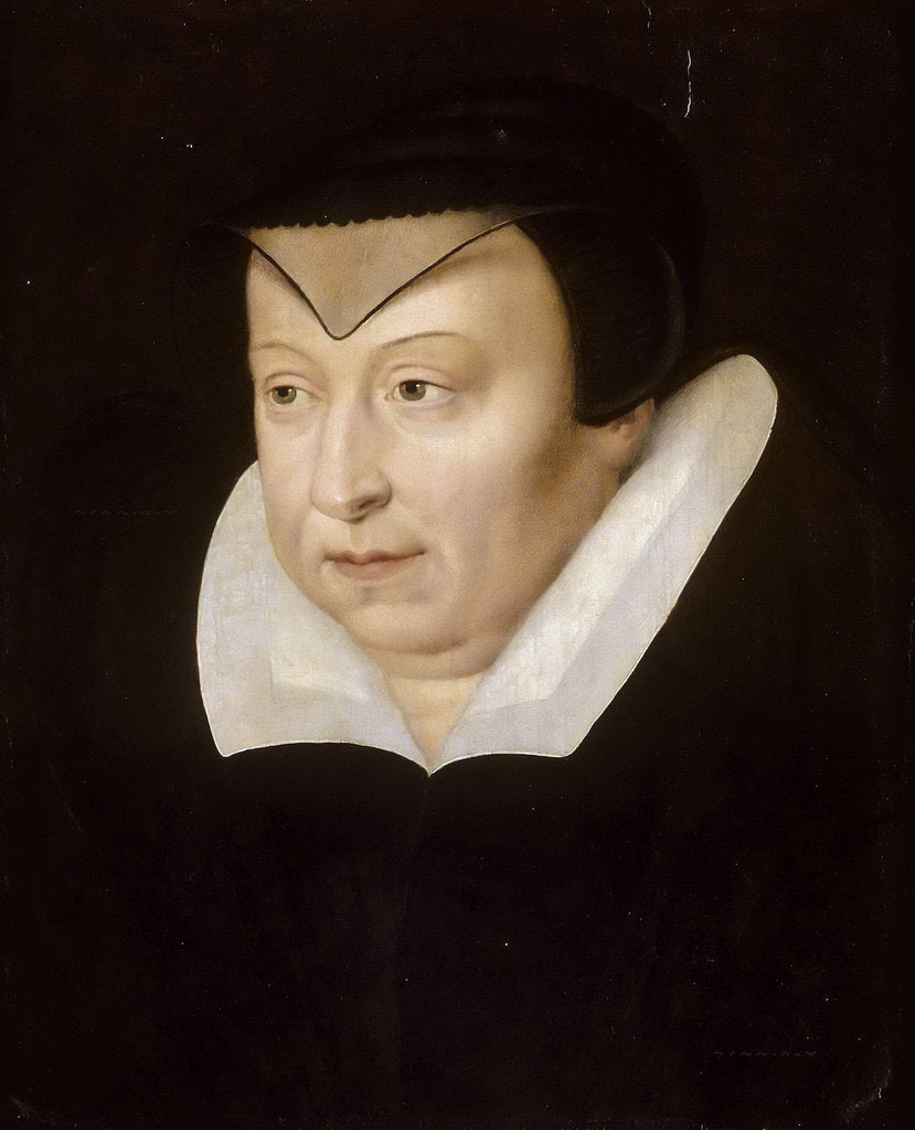 Detail of Portrait of Catherine de Medici, c. 1580 by Anonymous