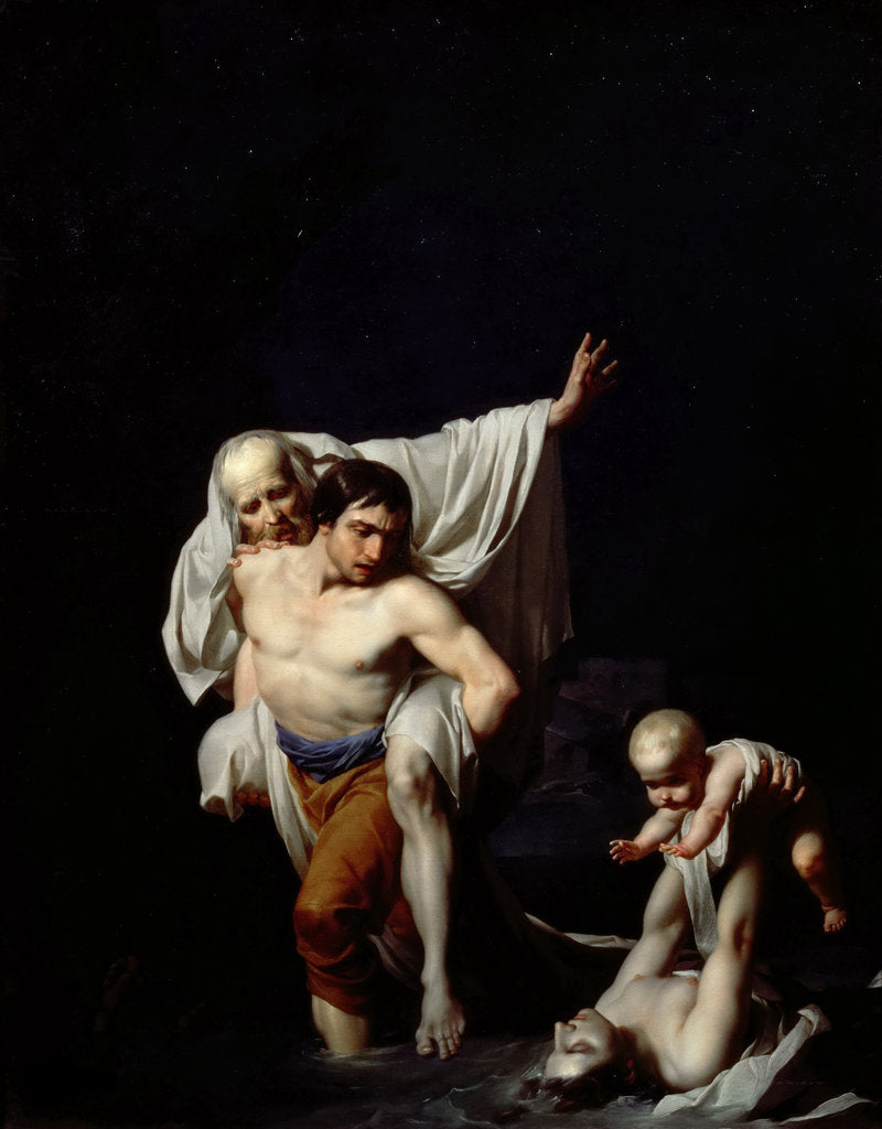 Detail of The Deluge, c. 1789 by Anonymous