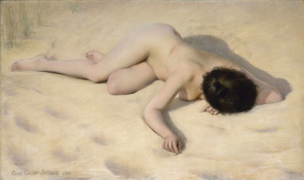 Detail of On the sand dune, 1896 by Anonymous
