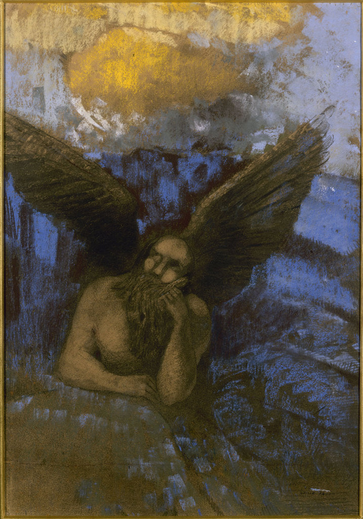 Detail of Old Angel, 1892-1895 by Anonymous