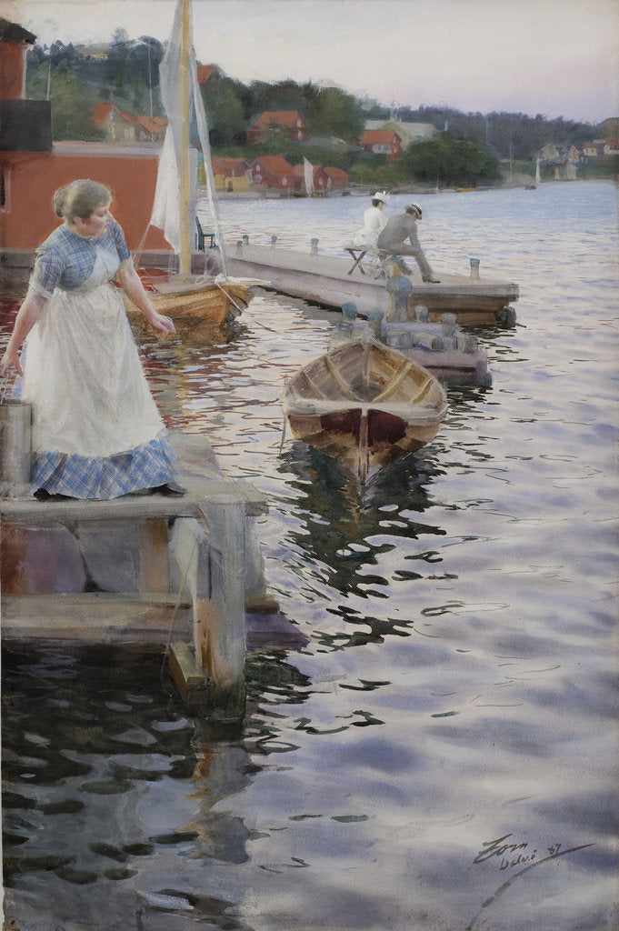 Detail of The Sound of Waves, 1887 by Anonymous