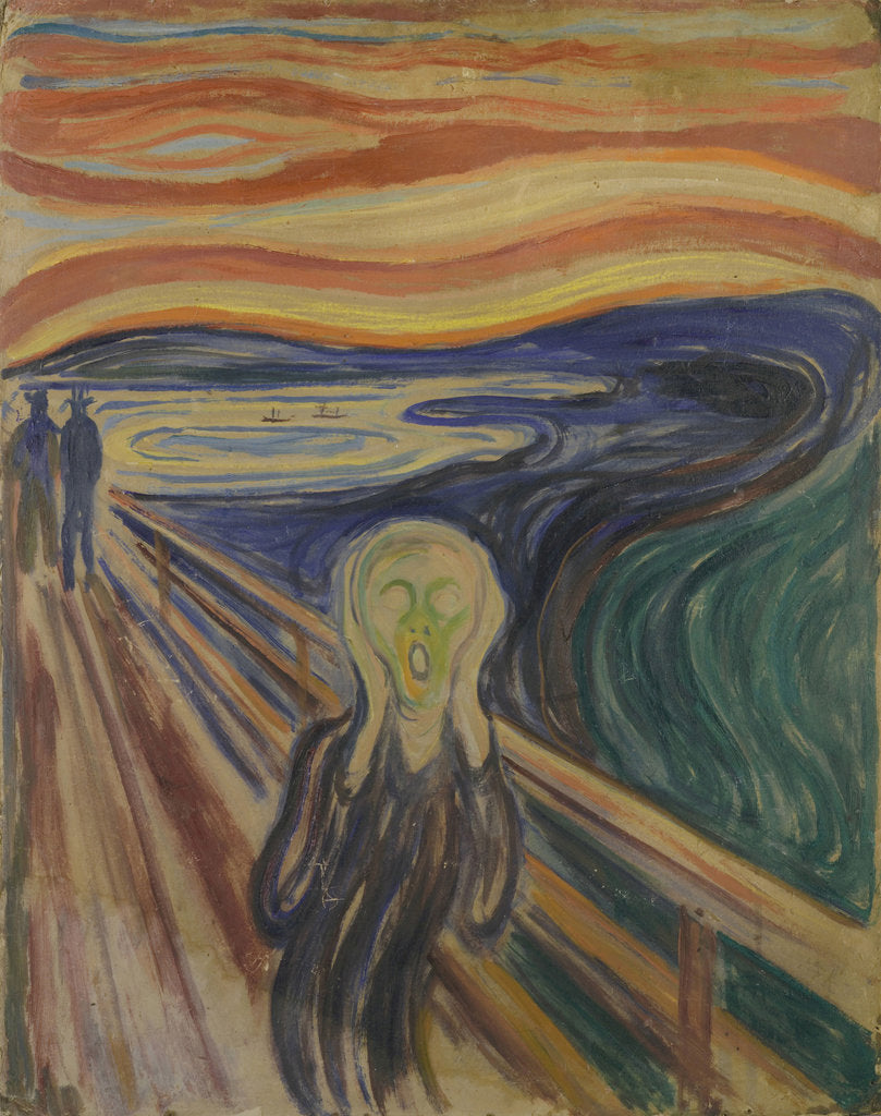 Detail of The Scream, 1893-1894 by Anonymous