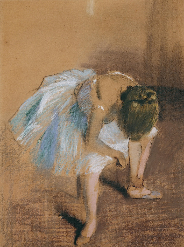 Detail of Seated Dancer , 1879 by Anonymous