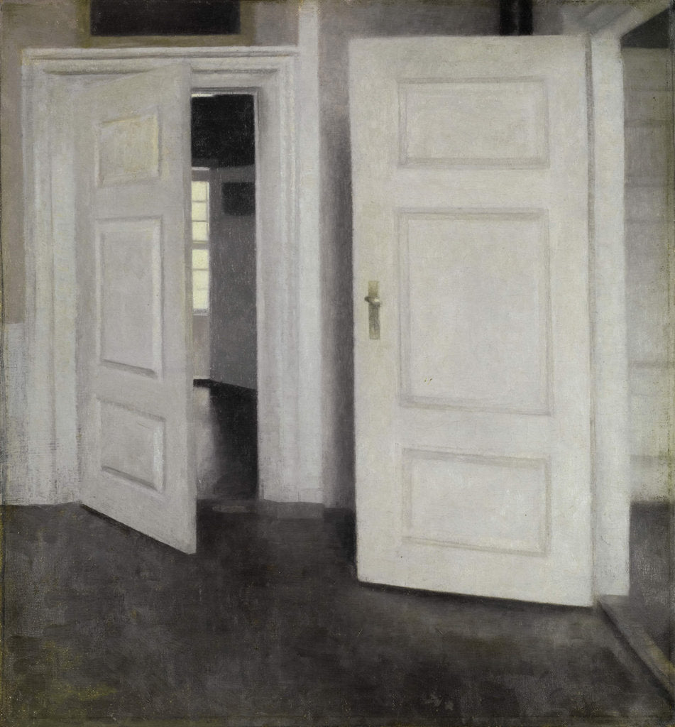 Detail of White Doors. Interior, 1899 by Anonymous