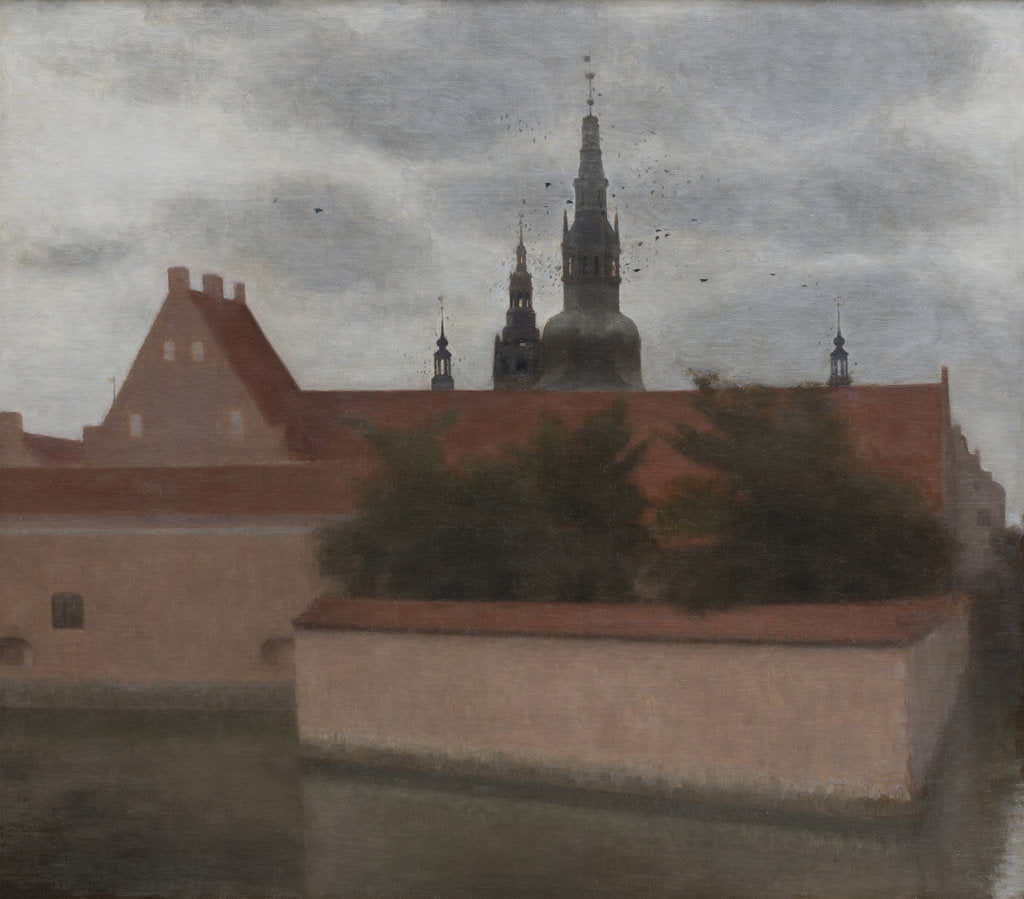 Detail of Frederiksborg Castle (Frederiksborg Slot), 1914 by Anonymous