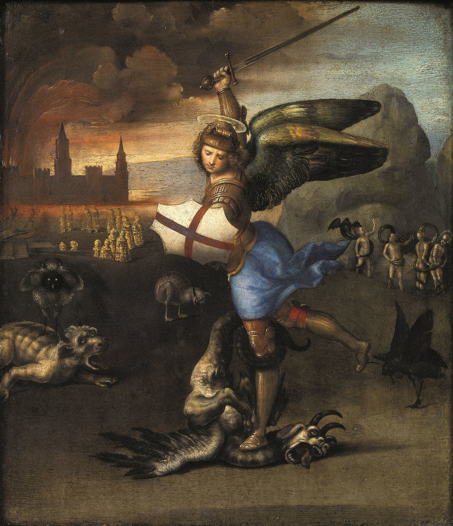 Detail of Saint Michael and the Dragon, 1503-1505 by Anonymous