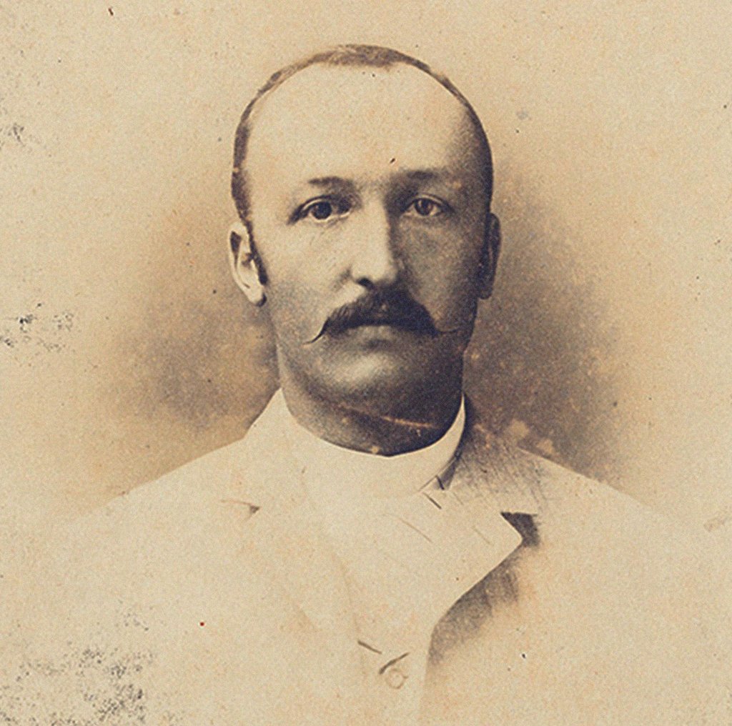 Detail of Alfred Baur, c. 1900 by Anonymous
