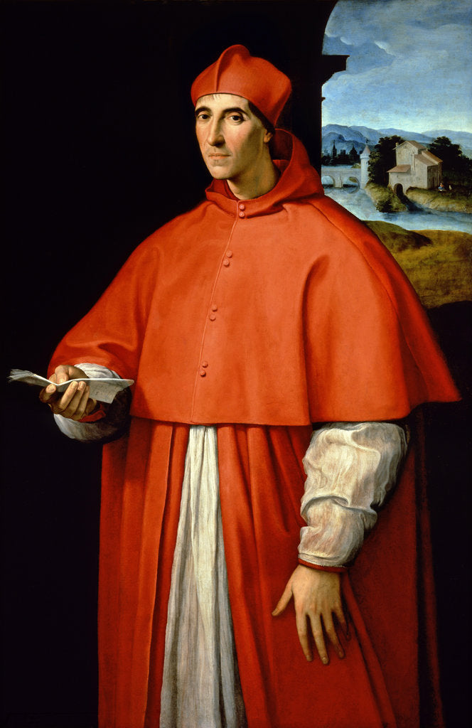 Detail of Portrait of Cardinal Alessandro Farnese, 1509-1511 by Anonymous