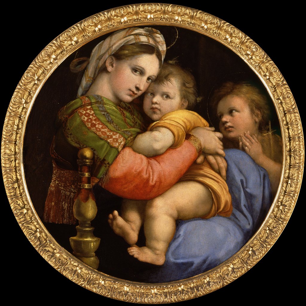Detail of Madonna della Seggiola, 1513-1514 by Anonymous