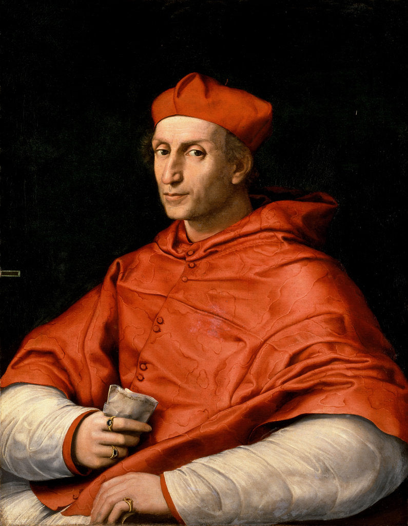 Detail of Portrait of Cardinal Bibbiena, c. 1516 by Anonymous