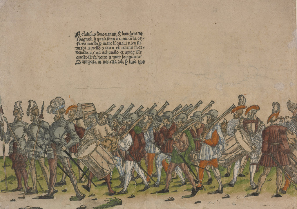 Detail of Ceremonial Procession in Bologna on 5 November 1529 by Anonymous