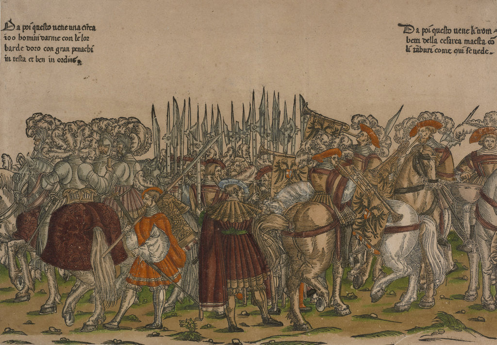 Detail of Ceremonial Procession in Bologna on 5 November 1529 by Anonymous