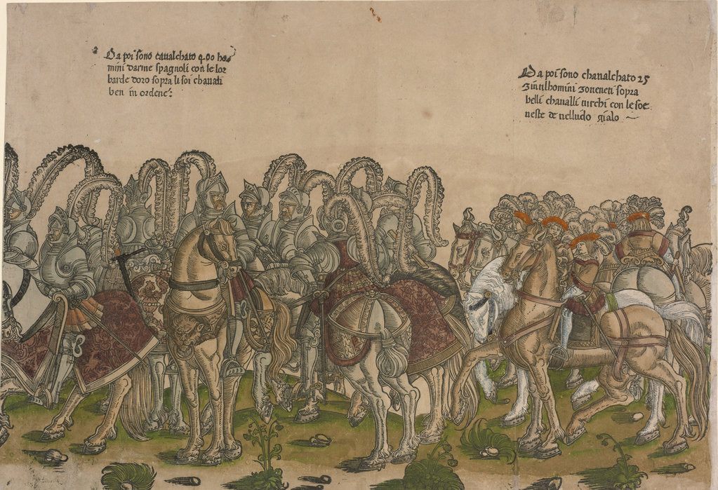 Detail of Ceremonial Procession in Bologna on 5 November 1529 by Anonymous