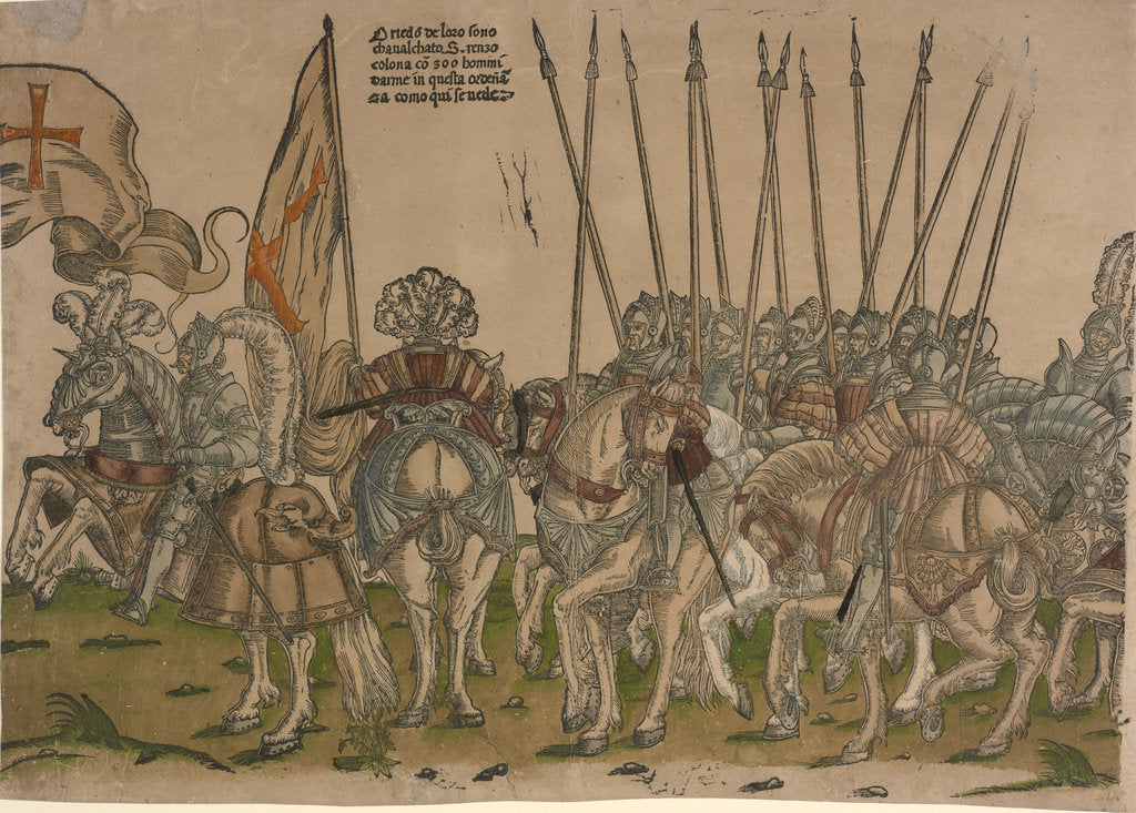 Detail of Ceremonial Procession in Bologna on 5 November 1529 by Anonymous