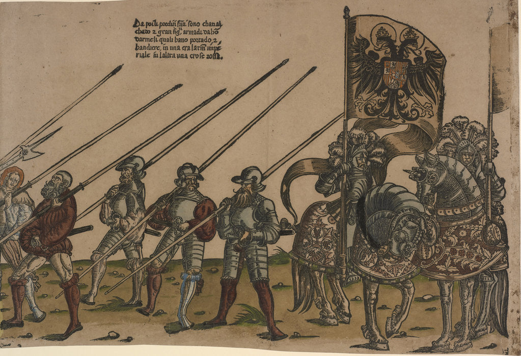 Detail of Ceremonial Procession in Bologna on 5 November 1529 by Anonymous