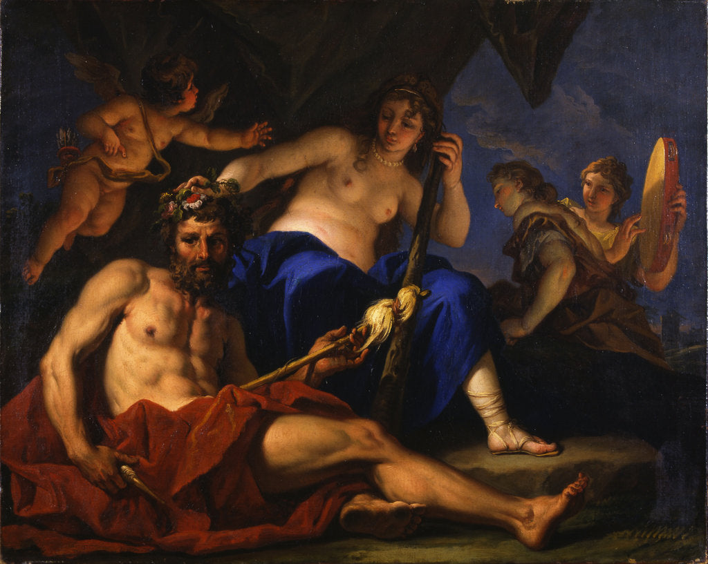 Detail of Hercules and Omphale, 1701 by Anonymous