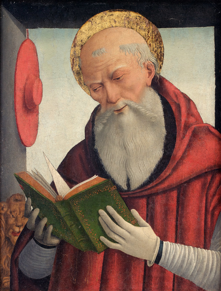 Detail of Saint Jerome reading, c. 1490 by Anonymous