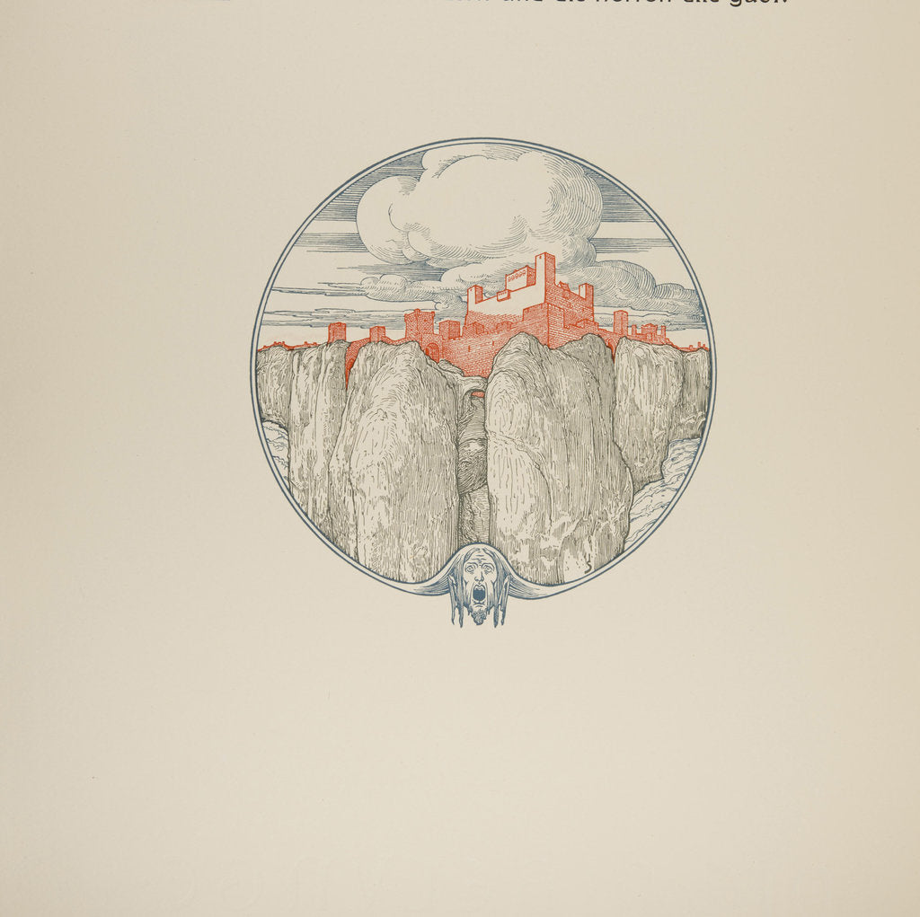 Detail of Illustration The Nibelungs, 1898-1901 by Anonymous