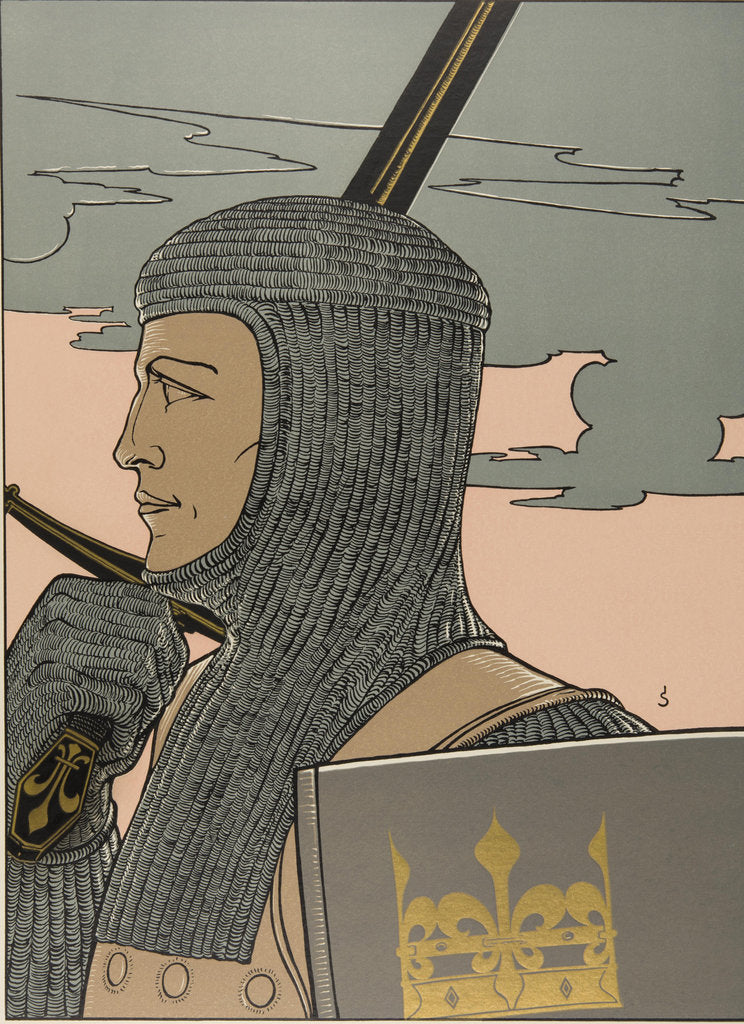 Detail of Illustration The Nibelungs, 1898-1901 by Anonymous